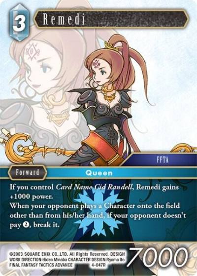 Remedi 4-047R Opus IV Final Fantasy card