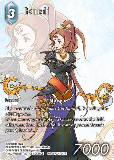 Remedi Full Art Re-057C/4-047R Legacy Collection Final Fantasy card