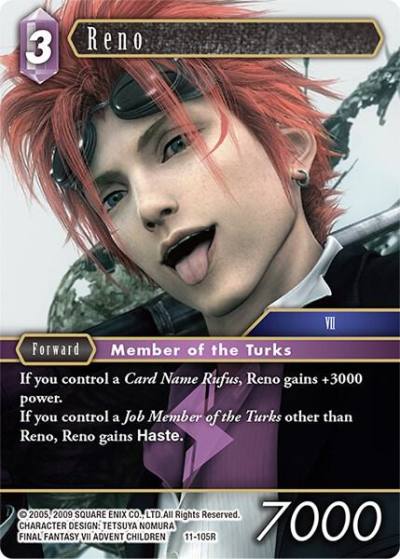 Reno 11-105R Opus XI Final Fantasy card