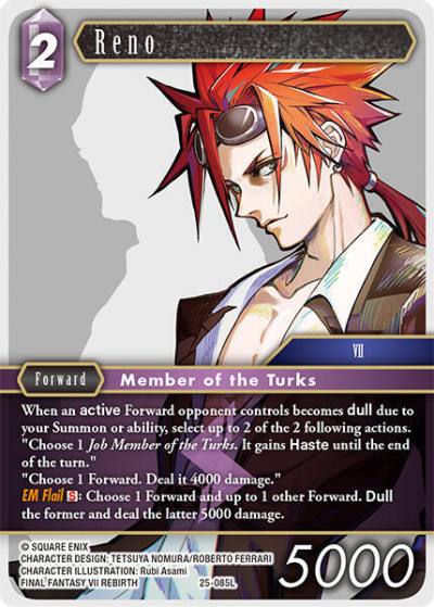 Reno 25-085L Tears of the Planet Final Fantasy card