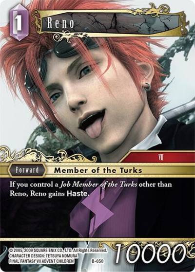 Reno B-050 Boss Deck: Final Fantasy VII Final Fantasy card
