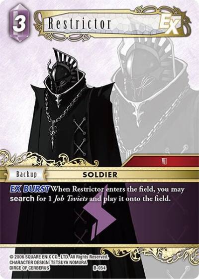 Restrictor EX B-054 Boss Deck: Final Fantasy VII Final Fantasy card