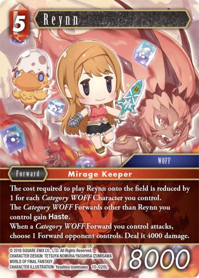 Reynn 10-020L Opus X Final Fantasy card