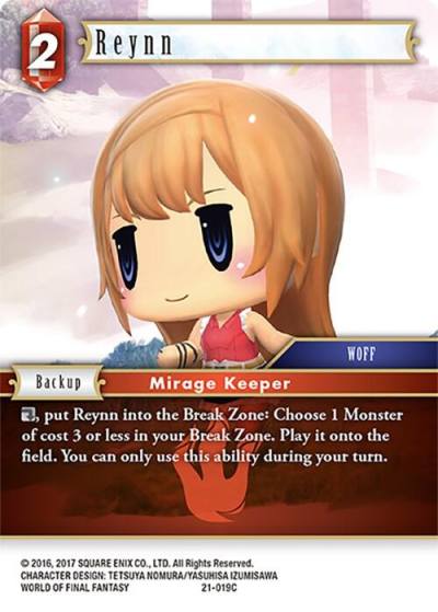 Reynn 21-019C Beyond Destiny Final Fantasy card