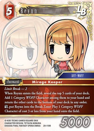 Reynn 29-119R Blissful Eternity Final Fantasy card