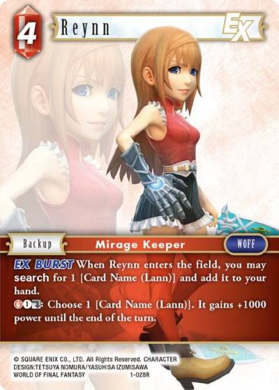Reynn EX 1-028R Opus I Final Fantasy card