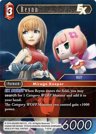 Reynn EX 7-021H Opus VII Final Fantasy card