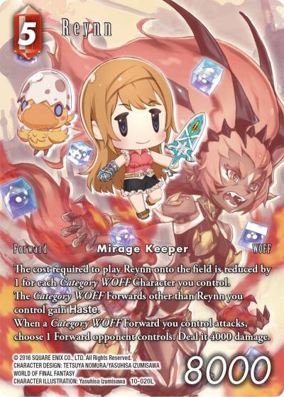 Reynn Full Art 10-020L Opus X Final Fantasy card