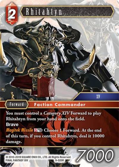 Rhitahtyn 9-020R Opus IX Final Fantasy card