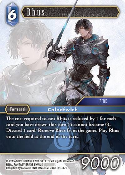 Rhus 21-117R Beyond Destiny Final Fantasy card