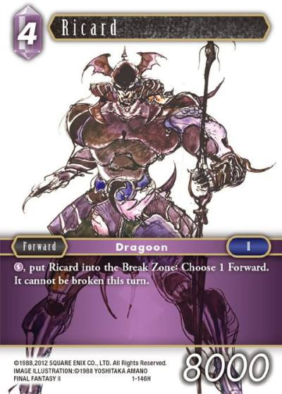 Ricard 1-146H Opus I Final Fantasy card