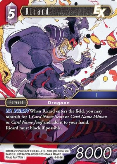 Ricard 6-103H Opus VI Final Fantasy card