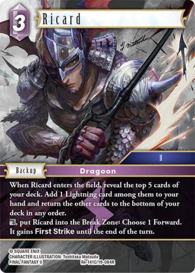 Ricard Re-141C/19-084R Legacy Collection Final Fantasy card