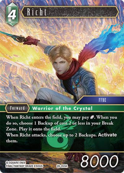 Richt 28-055H Dreamlike Oceans Final Fantasy card