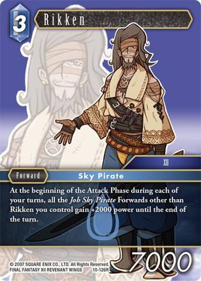 Rikken 10-126R Opus X Final Fantasy card