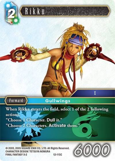 Rikku 12-115C Opus XII Final Fantasy card