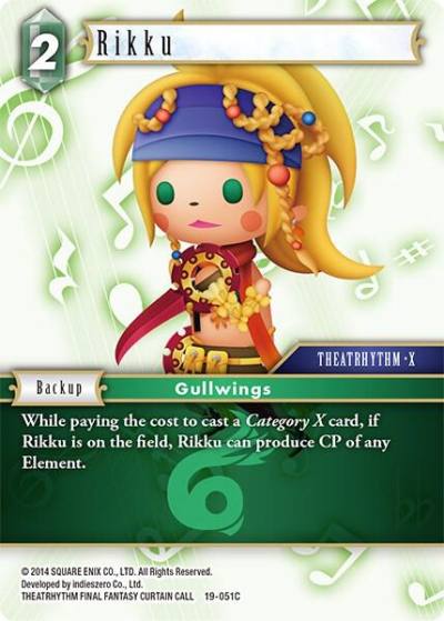 Rikku 19-051C From Nightmares Final Fantasy card