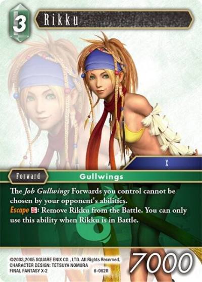 Rikku 6-062R Opus VI Final Fantasy card