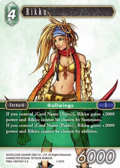 Rikku Starter 1-201S Opus I Final Fantasy card