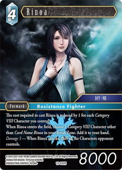 Rinoa 13-032H Opus XIII: Crystal Radiance Final Fantasy card