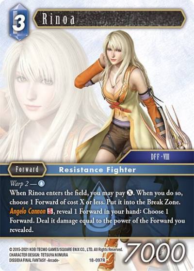 Rinoa 18-097R Resurgence of Power Final Fantasy card