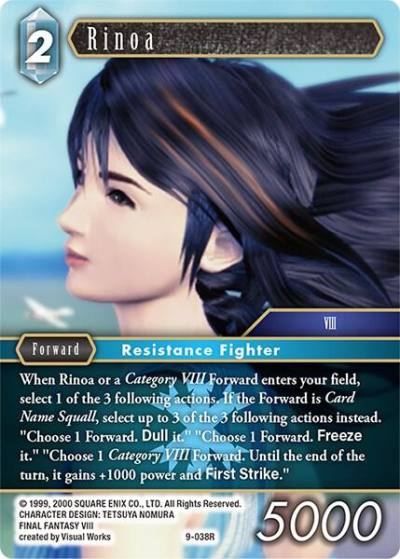 Rinoa 9-038R Opus IX Final Fantasy card