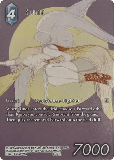 Rinoa Full Art 6-041L Deck Exclusive Cards Final Fantasy card