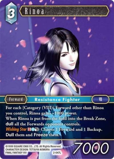 Rinoa Legend 2-047L Opus II Final Fantasy card
