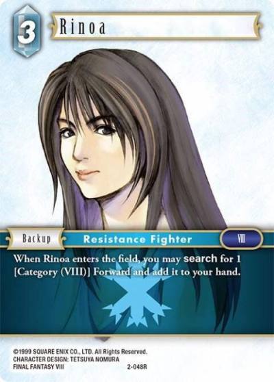 Rinoa Rare 2-048R Opus II Final Fantasy card