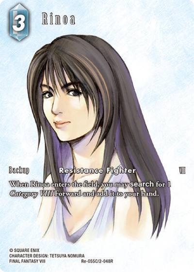 Rinoa Rare Full Art Re-055C/2-048R Legacy Collection Final Fantasy card