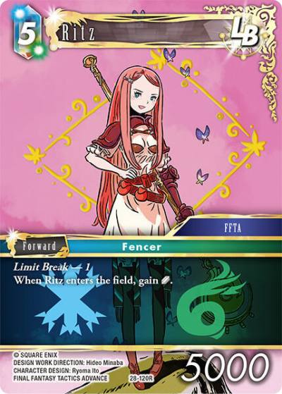 Ritz 28-120R Dreamlike Oceans Final Fantasy card