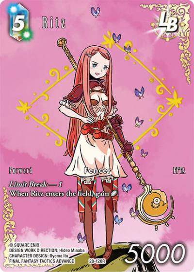 Ritz (Full Art) 28-120R Dreamlike Oceans Final Fantasy card