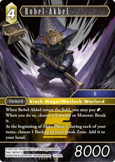 Robel Akbel 15-084L Crystal Dominion Final Fantasy card