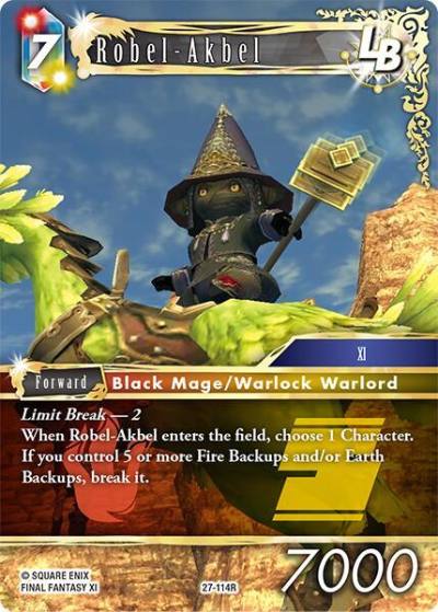 Robel Akbel LB 27-114R Journey of discovery Final Fantasy card