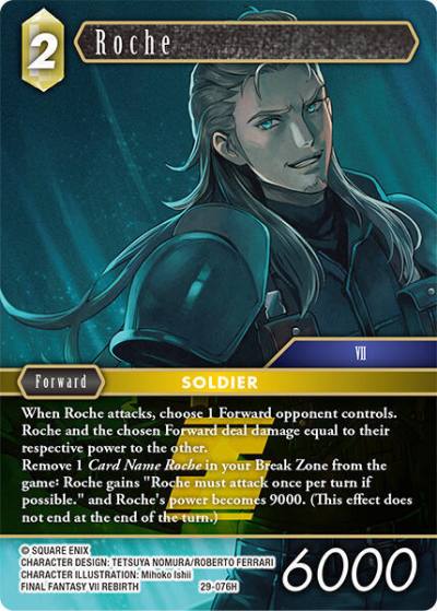 Roche 29-076H Blissful Eternity Final Fantasy card