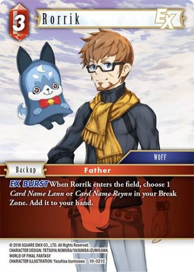 Rorrik EX 10-021C Opus X Final Fantasy card