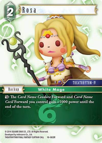 Rosa 16-063R Emissaries of Light Final Fantasy card
