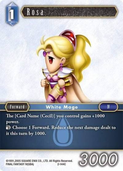Rosa Common 2-144C Opus II Final Fantasy card