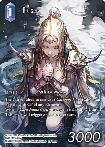 Rosa Full Art 20-125R Dawn of Heroes Final Fantasy card