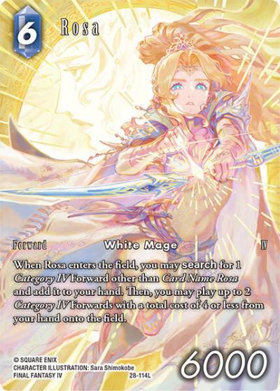Rosa (Full Art) 28-114L Dreamlike Oceans Final Fantasy card