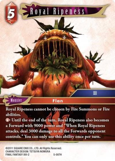 Royal Ripeness 5-007H Opus V Final Fantasy card