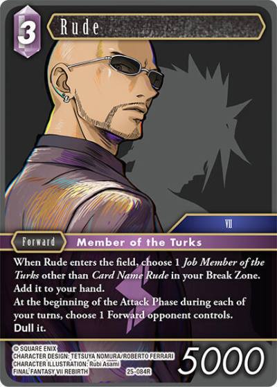 Rude 25-084R Tears of the Planet Final Fantasy card