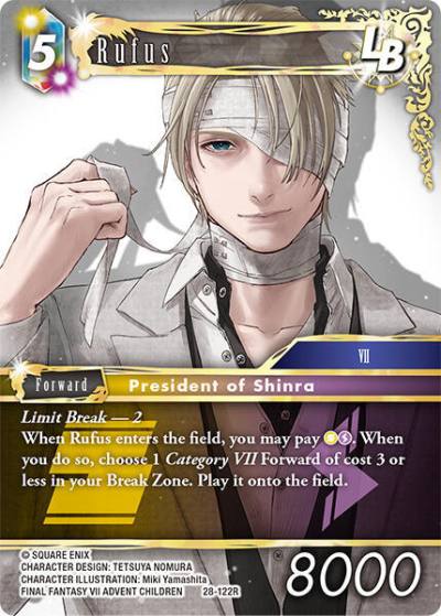 Rufus 28-122R Dreamlike Oceans Final Fantasy card