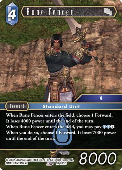 Rune Fencer 18-095C Resurgence of Power Final Fantasy card