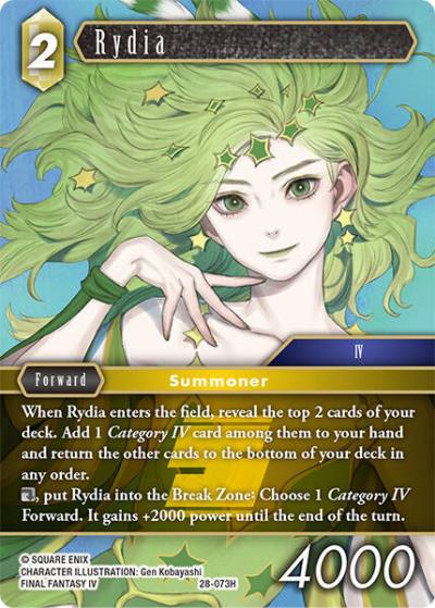 Rydia (073) 28-073H Dreamlike Oceans Final Fantasy card