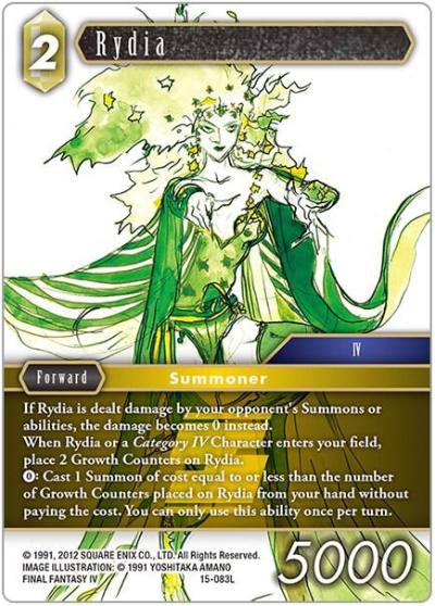 Rydia 15-083L Crystal Dominion Final Fantasy card