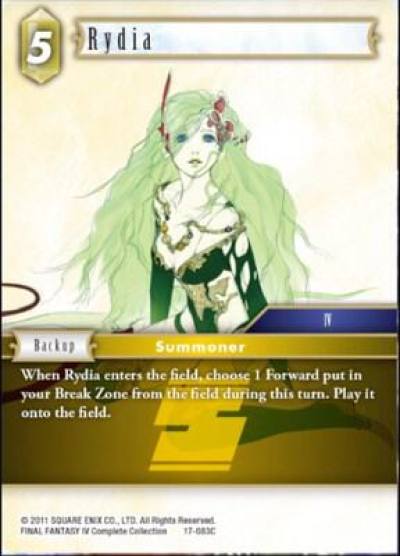 Rydia 17-083C Rebellion's Call Final Fantasy card