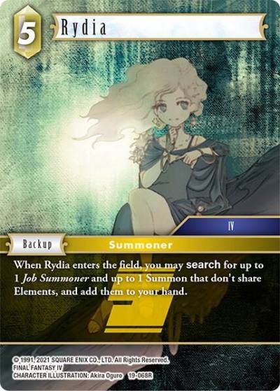 Rydia 19-068R From Nightmares Final Fantasy card