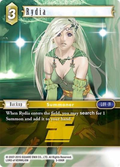 Rydia 3-096R Opus III Final Fantasy card