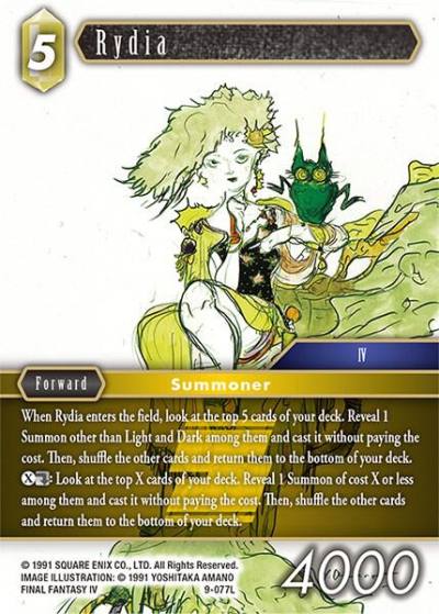Rydia 9-077L Opus IX Final Fantasy card